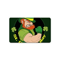 St  Patricks Day Magnet (name Card) by Valentinaart