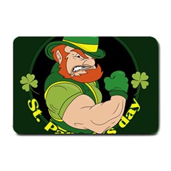 St  Patricks Day Small Doormat  by Valentinaart