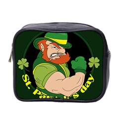 St  Patricks Day Mini Toiletries Bag 2-side by Valentinaart