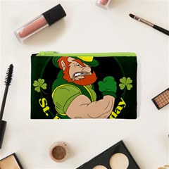 St  Patricks Day Cosmetic Bag (xs) by Valentinaart