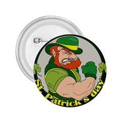 St  Patricks Day 2 25  Buttons by Valentinaart