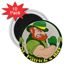 St  Patricks Day 2 25  Magnets (10 Pack)  by Valentinaart