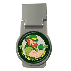 St  Patricks Day Money Clips (round)  by Valentinaart