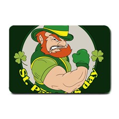 St  Patricks Day Small Doormat  by Valentinaart