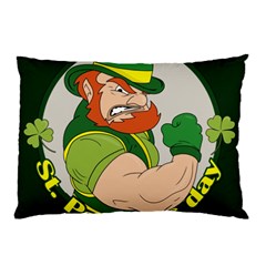 St  Patricks Day Pillow Case by Valentinaart