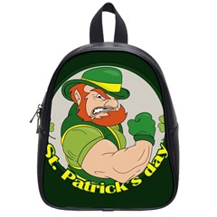 St  Patricks Day School Bag (small) by Valentinaart