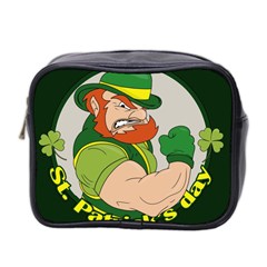 St  Patricks Day Mini Toiletries Bag 2-side by Valentinaart