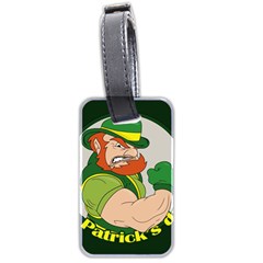 St  Patricks Day Luggage Tags (two Sides) by Valentinaart