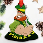 St. Patricks day Ornament (Christmas Tree)  Front