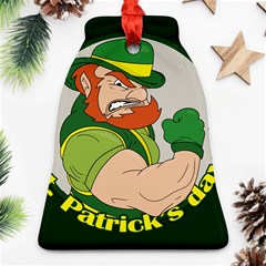 St  Patricks Day Bell Ornament (two Sides)