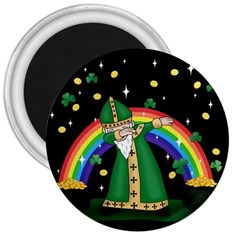  St  Patrick  Dabbing 3  Magnets by Valentinaart