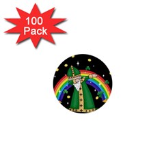  St  Patrick  Dabbing 1  Mini Buttons (100 Pack)  by Valentinaart