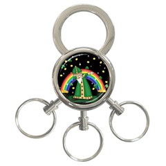  St  Patrick  Dabbing 3-ring Key Chains by Valentinaart