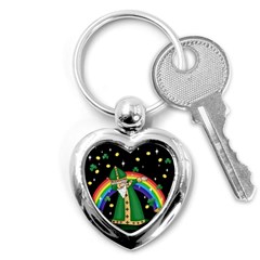  St  Patrick  Dabbing Key Chains (heart)  by Valentinaart