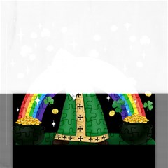  St  Patrick  Dabbing Rectangular Jigsaw Puzzl by Valentinaart