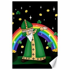  St  Patrick  Dabbing Canvas 24  X 36  by Valentinaart