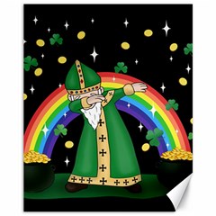  St  Patrick  Dabbing Canvas 11  X 14   by Valentinaart