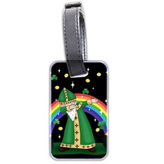  St  Patrick  Dabbing Luggage Tags (two Sides) by Valentinaart