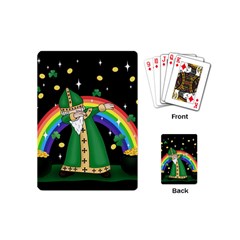  St  Patrick  Dabbing Playing Cards (mini)  by Valentinaart