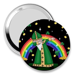  St  Patrick  Dabbing 3  Handbag Mirrors by Valentinaart