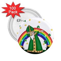  St  Patrick  Dabbing 2 25  Buttons (100 Pack)  by Valentinaart