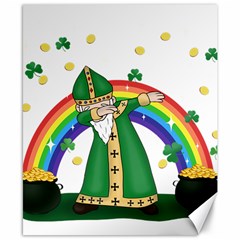  St  Patrick  Dabbing Canvas 8  X 10  by Valentinaart