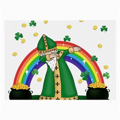  St  Patrick  Dabbing Large Glasses Cloth by Valentinaart