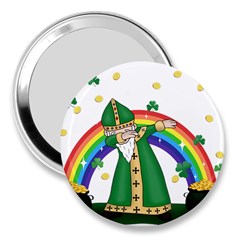  St  Patrick  Dabbing 3  Handbag Mirrors by Valentinaart