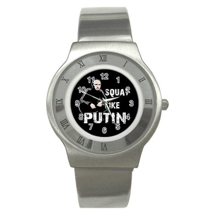 Squat like Putin Stainless Steel Watch