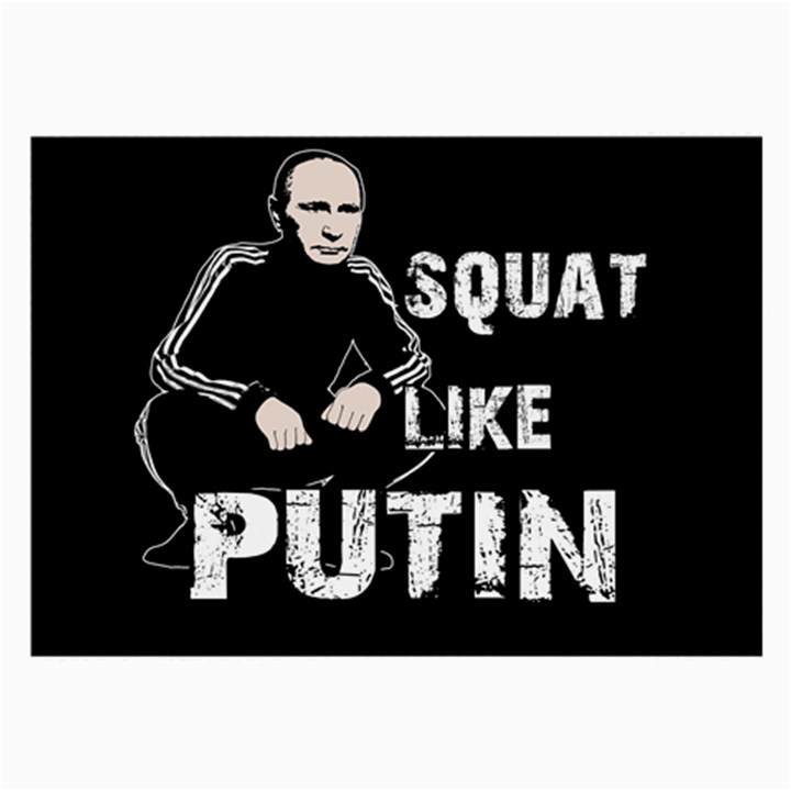 Squat like Putin Large Glasses Cloth