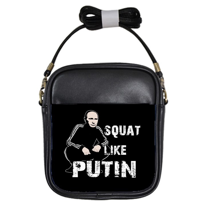 Squat like Putin Girls Sling Bags