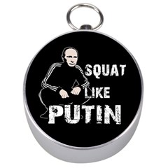 Squat Like Putin Silver Compasses by Valentinaart