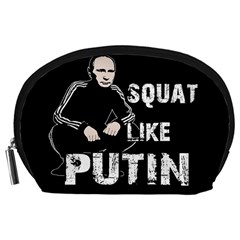 Squat Like Putin Accessory Pouches (large)  by Valentinaart