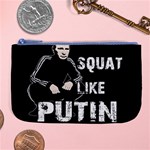 Squat like Putin Large Coin Purse Front