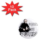 Squat Like Putin 1  Mini Magnet (10 Pack)  by Valentinaart