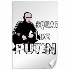 Squat Like Putin Canvas 24  X 36  by Valentinaart