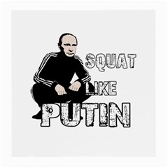 Squat Like Putin Medium Glasses Cloth (2-side) by Valentinaart