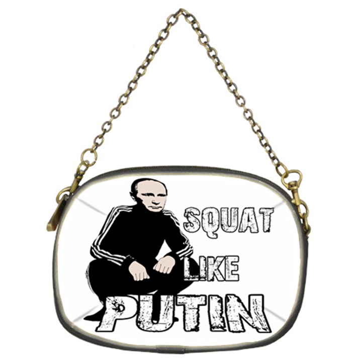 Squat like Putin Chain Purses (Two Sides) 