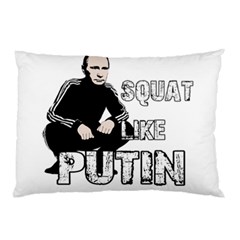 Squat Like Putin Pillow Case by Valentinaart