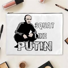 Squat Like Putin Cosmetic Bag (xl) by Valentinaart