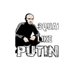 Squat Like Putin Shower Curtain 48  X 72  (small)  by Valentinaart