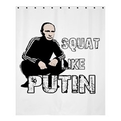 Squat Like Putin Shower Curtain 60  X 72  (medium)  by Valentinaart