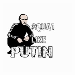 Squat Like Putin Small Garden Flag (two Sides) by Valentinaart