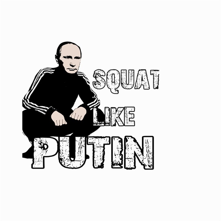 Squat like Putin Small Garden Flag (Two Sides)