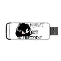 Squat Like Putin Portable Usb Flash (one Side) by Valentinaart