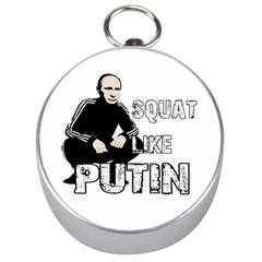 Squat Like Putin Silver Compasses by Valentinaart