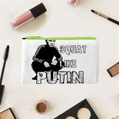 Squat Like Putin Cosmetic Bag (xs) by Valentinaart