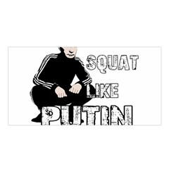 Squat Like Putin Satin Shawl by Valentinaart