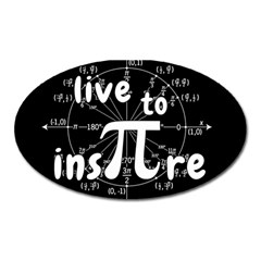 Pi Day Oval Magnet by Valentinaart