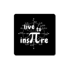 Pi Day Square Magnet by Valentinaart